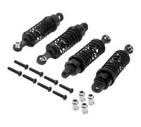 RC Car Absorber Damper Compatible With WLtoys A949 A959 A969 A979 K929 1/18 Remote Control Car Upgrade Parts 4Pack Shocks Absorber Damper 55mm(Black)