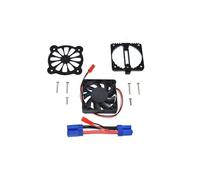 RC Car Accessories Compatible With ARRMA For GRANITE For SENTON For VORTEKS For KRATON For VENDETTA 3S 1/10 1/8 RC Car Metal Motor Radiator With Cooling Fan(Black)