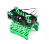 RC Car Accessories Compatible With Arrma For Traxxas 1/7 1/8 Rc Car Upgrade Modification Accessories Parts Motor Heatsink Dual Cooling Fan 40-42mm(Green)