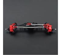 RC Car Accessories Compatible With Axial For Capra 1.9 For Unlimited Trail For UTB Currie F9 1/10 RC Crawler Car Parts Aluminum Alloy Front Rear Portal Axle(Red,Front)