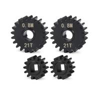 RC Car Accessories Compatible With Axial For Capra F9 For SCX10 III AR45P Axle Upgrade Heavy Duty 32P Overdrive Portal Gear Set For 1/10 RC Crawler Rigs(21T 14T)
