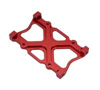 RC Car Accessories Compatible With Axial For SCX10 1/10 RC Car Accessories Spare Parts Metals Aluminum Battery Plate Holder Mounting Frame Bracket(Red)
