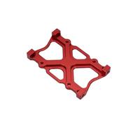 RC Car Accessories Compatible With Axial For SCX10 1/10 RC Upgrade Accessories Spare Parts 1Pcs Battery Board Mounting Bracket Aluminum Frame(Red)