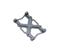RC Car Accessories Compatible With Axial For SCX10 1/10 RC Upgrade Accessories Spare Parts 1Pcs Battery Board Mounting Bracket Aluminum Frame(Grey)