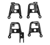 RC Car Accessories Compatible With Axial For SCX10 II 90046 1/10 RC Crawler Car Upgrade Parts 4Pcs Heavy Duty Metal Front & Rear Shock Towers Mount