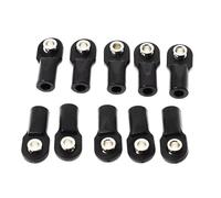 RC Car Accessories Compatible With Axial For Scx10 II 90046 For Traxxas For Trx4 1/10 RC Car Crawler 10Pcs Plastic M4 Rod End Link Linkage Balls Joint Head