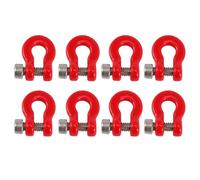 RC Car Accessories Compatible With Axial For SCX24 1/24 RC Crawler Car Upgrade Parts Accessories 8Pcs Metal Bumper Trailer Hook Tow Shackle Rescue Hook