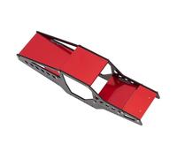 RC Car Accessories Compatible With Axial For SCX24 90081 AXI00001 1/24 RC Crawler Car Upgrade Parts Metal For Chassis Frame Roll Cage Body Shell(Red)