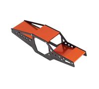 RC Car Accessories Compatible With Axial For SCX24 90081 AXI00001 1/24 RC Crawler Car Upgrade Parts Metal For Chassis Frame Roll Cage Body Shell(Orange)