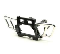 RC Car Accessories Compatible With Axial For Wraith 1/10 RC Crawler Car Upgrade Parts For Mini Metal Front Bumper Bull Bar(Black)