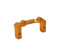 RC Car Accessories Compatible With FMS For FCX24 1/24 RC Crawler Car Upgrade Replacement Parts Accessories 1 Piece Metal Servo Mount(Yellow)