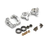 RC Car Accessories Compatible With FMS For Fire For Horse For EAZYRC For Thunder For Storm 1/18 Remote Control Car Metal Accessories C For Seat Steering Cup(Silver)
