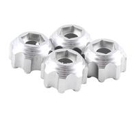 RC Car Accessories Compatible With PL For ProLine 8x32 To 17mm Wheel 4Pcs Aluminum Alloy Wheel Adapter 3.8 Inch Wheel Adapter Upgrade Parts