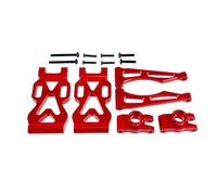 RC Car Accessories Compatible With SCY 1/16 Remote Control Car Upgrade Accessories High For Speed Metal Rear For Up And Down Sway Arms(L/R) Set Kit(Red)