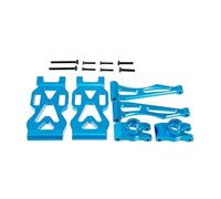 RC Car Accessories Compatible With SCY 1/16 Remote Control Car Upgrade Accessories High For Speed Metal Rear For Up And Down Sway Arms(L/R) Set Kit(Blue)