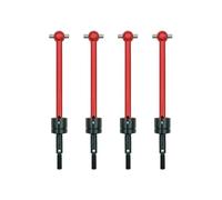 RC Car Accessories Compatible With Tamiya DT03 For TT02B 1/10 RC Car Upgrade Parts Spare Accessories 64mm Metal For Universal Drive Shaft CVD(Red)