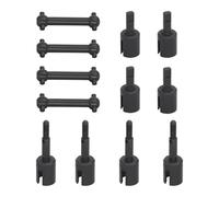 RC Car Accessories Compatible With Tamiya For TT01 For TT02 1/10 RC Car Parts Harden Steel Drive Shaft Gearbox Joint Cup Differential Cup Wheel Axle Cup(1 Set)