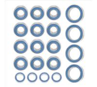RC Car Accessories Compatible With Tamiya For TT01 TT01E TT01D For TT02B 1/10 RC Car Upgrades Parts Accessories 20PCS Rubber Sealed Ball Bearing Kit