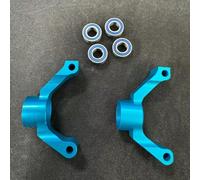RC Car Accessories Compatible With Tamiya For TT02 1/10 RC For Touring Car Upgrade Parts Accessories Aluminum 3.0° Rear Uprights #54733(Blue)