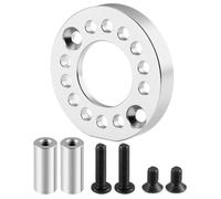 RC Car Accessories Compatible With Tamiya TA01 TA02 DF01 1/10 RC Car Upgrade Modification Parts Accessories Motor Mount(Silver)