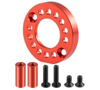 RC Car Accessories Compatible With Tamiya TA01 TA02 DF01 1/10 RC Car Upgrade Modification Parts Accessories Motor Mount(Red)
