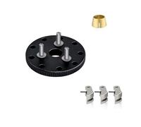 RC Car Accessories Compatible With Traxxas For Nitro For Stampede For Jato For T-Maxx For Rustler 1/10 RC Car Flywheel Clutch Metal 4142 4146 3281 Kit(Black)