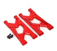 RC Car Accessories For Arrma For Gorgon 1/10 4X2 2WD Alloy Rear Lower Arm Monster Truck RC Upgrade Parts Accessories Repair Replacement(Red)