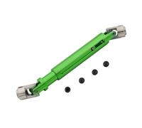 RC Car Accessories For Axial For SCX10 AX10 For Tamiya CC01 D90 TF2 1/10 RC For Rock Crawler Aluminium Drive Shaft Joint CVD 103-150mm Upgrade Parts(Green)
