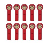RC Car Accessories For Axial For SCX10 II D90 D110 For Tamiya CC01 1/10 Metal M3*27MM Link Tie Rod End Ball Joint Ends RC Car Boat Car Airplane DIY Parts(Red)