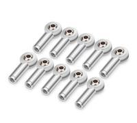 RC Car Accessories For Axial For SCX10 II D90 D110 For Tamiya CC01 1/10 Metal M3/M4 Link Tie Rod End Ball Joint Ends RC Crawler Car Boat Airplane DIY Parts(M3 anti 2)