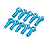 RC Car Accessories For Axial For SCX10 II D90 D110 For Tamiya CC01 1/10 Metal M3/M4 Link Tie Rod End Ball Joint Ends RC Crawler Car Boat Airplane DIY Parts(M3 anti 1)