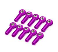 RC Car Accessories For Axial For SCX10 II D90 D110 For Tamiya CC01 1/10 Metal M3/M4 Link Tie Rod End Ball Joint Ends RC Crawler Car Boat Airplane DIY Parts(M4 12)