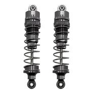 RC Car Accessories For Huangbo R1001 R1002 R1003 1/10 Metal Front And Rear Hydraulic Shock Absorbers RC Car Upgrade Parts(Dark Grey)