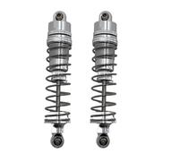 RC Car Accessories For Huangbo R1001 R1002 R1003 1/10 Metal Front And Rear Hydraulic Shock Absorbers RC Car Upgrade Parts(Silver)