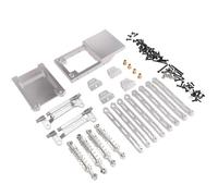 RC Car Accessories For MN For MN168 For MN78 1/12 Rod Shock Absorber Vulnerability Kit RC Car Upgrade Or Repair Replacement Parts(Silver)