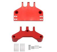 RC Car Accessories For MN86 G500 4WD Series And Crawler Metal Steering Gear Bracket Servo Base Seat Modified Accessories RC Cars(Red)