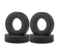 RC Car Accessories For Tamiya 1/14 Front Rear Rubber Tires Aluminum Wheel Rims RC Trailer Tractor Truck Car Upgrade Parts Modification Accessories(22mm Tires 4pcs)
