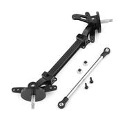 RC Car Accessories For Tamiya 1/14 Metal Front Axle Steering Assembly Link Pole Linkage Rod No Power RC Truck Tractor Car Upgrades Parts(Size 3)