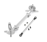 RC Car Accessories For Tamiya 1/14 Metal Front Axle Steering Assembly Link Pole Linkage Rod No Power RC Truck Tractor Car Upgrades Parts(Size 4)