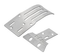 RC Car Accessories For Tamiya For BBX BB01 Stainless Steel Chassis Armor Skid Plate Axle Protector 1/10 rc Car Upgrade Parts Accessories(Size3)