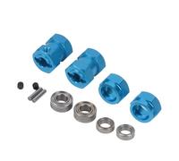 RC Car Accessories For Tamiya Grasshopper For Hornet Frog Wild 1/10 Aluminum 12mm HEX Adapters Locking Hub RC For Buggy Car Parts Replacement Repair