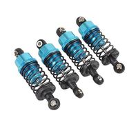 RC Car Accessories For Tamiya TT-01 TT02 M5 M6 1/10 RC Upgrade Parts 4Pcs Car Aluminum Alloy Shock Absorber Front Rear Damper Modification Accessories(Blue)