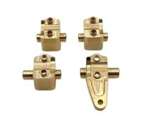 RC Car Accessories For Traxxas For TRX4 For TRX6 4WD HB R1001 R1002 R1003 1/10 Brass Front And Rear Axle Pull Rod For Seat RC Crawler Car Metal Upgrade Parts