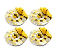 RC Car Accessories For Traxxas For Unlimited For Desert For Racer For UDR 8569 1/7 4PCS Aluminium Alloy Mental Brake Disc Drive Hub RC Car Accessories(Yellow)