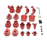 RC Car Accessories For TRX4 For TRX6 For Huangbo R1001 R1002 R1003 Metal Rear Axle Cup Suitable RC Car Upgrade Or Repair Replacement Parts(Red)