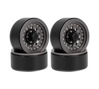 RC Car Accessories For TRX6 For TRX4 For SCX10 III For Wraith For Capra VS4-10 Gen8 CC01 1/10 Aluminum Wheels Rim Beadlock Hardware RC Crawler(4pcs Gray)