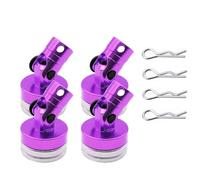 RC Car Accessories For Tt01 For TT02 For Tamiya For Hpi 1/10 Scale rc Car Drift Remote Control Shell Body Post Contact Column RC Parts(Purple)