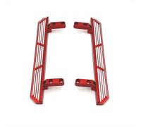 RC Car Accessories For WLtoys 104006 104010 104020 104026 Metal Left And Right Foot Pedals Remote Control Car Upgrade Parts Accessories(Red)