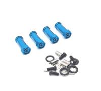 RC Car Accessories For WLtoys 12423 12427 12429 12428 FY RC Car Metal Upgraded 12mm Extended Combiner Parts Set Remote Control Car Accessories(Blue)