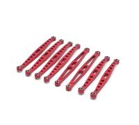RC Car Accessories For ZP1001 1002 1003 1004 1/10 Metal Modified Connecting Pull Rod Links Remote Control Car Upgrade Parts(Red)